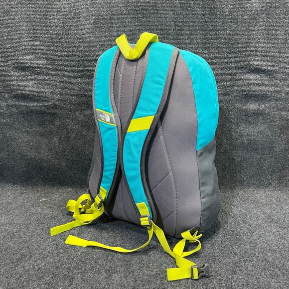 north face backpack teal and yellow Women's The Borealis Luxe Frost Grey/Gold Metallic Designed with your comfort in mind Mini Explorer Backpack 10L -
